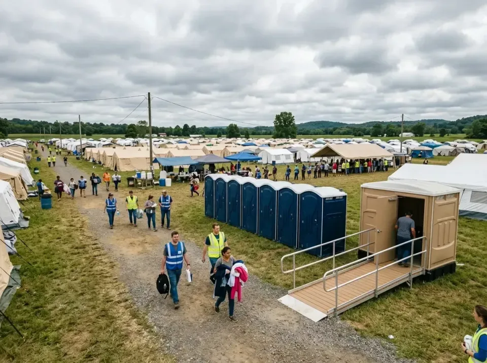 disaster-relief-camp-restrooms-010 — frequently asked questions, Dumpster & Portable Bathrooms Rental in Callaway, FL
